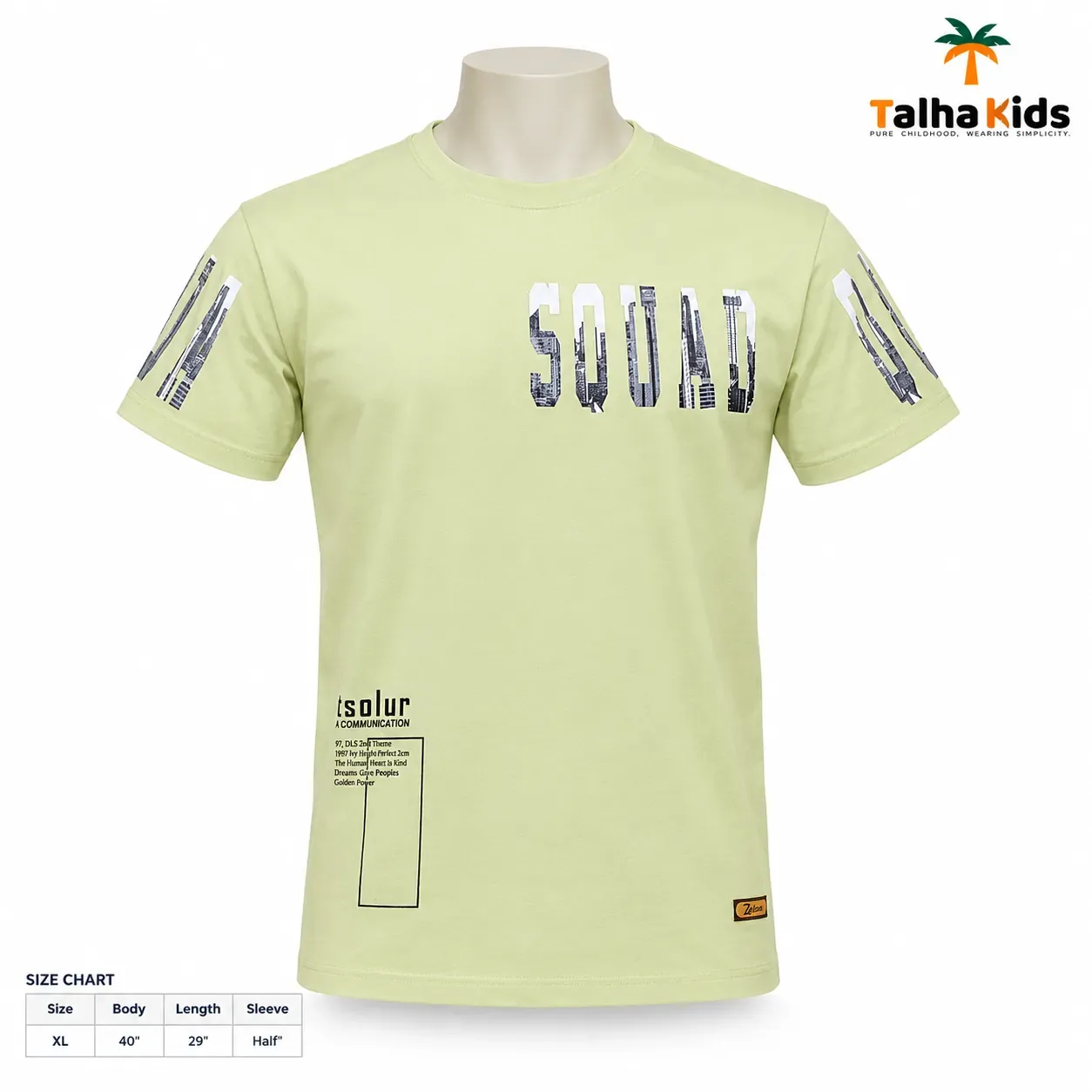 Zero Max V-Neck T-Shirt – Light Lime Green – XL