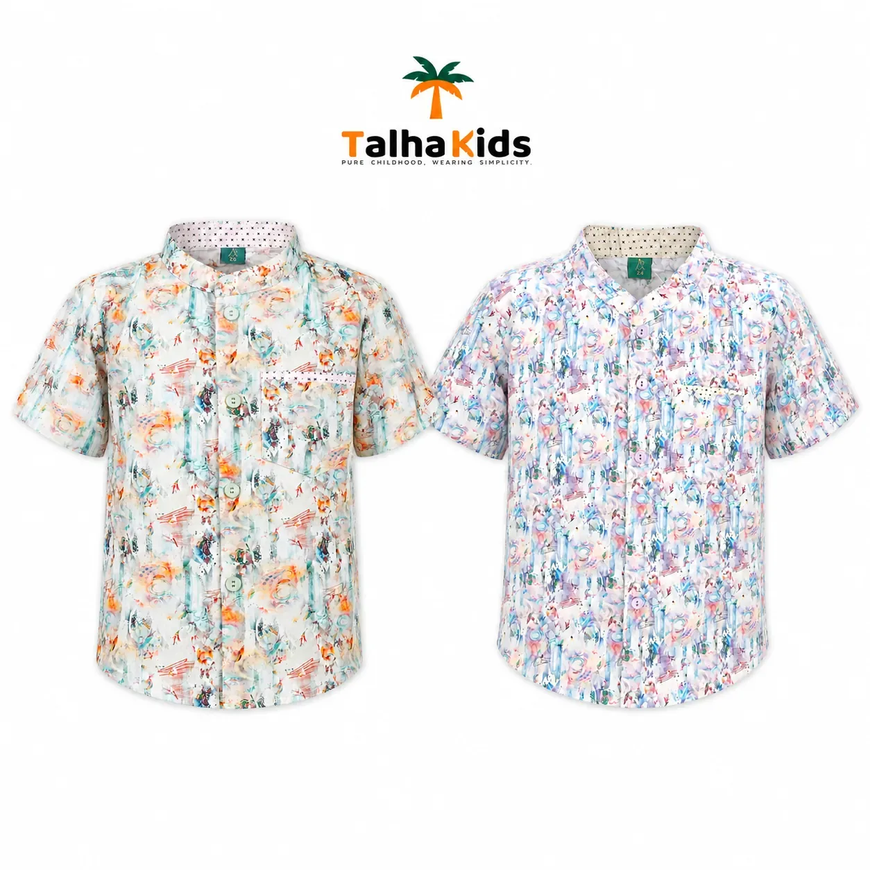 Alams  Boys Printed Half Sleeve Shirt