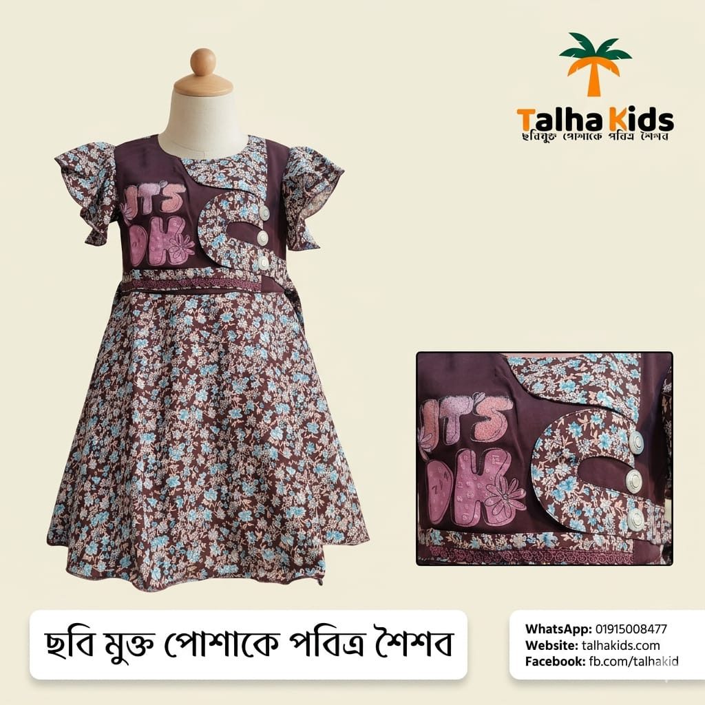 Baby Frock for 4-6 Years Girls 060040